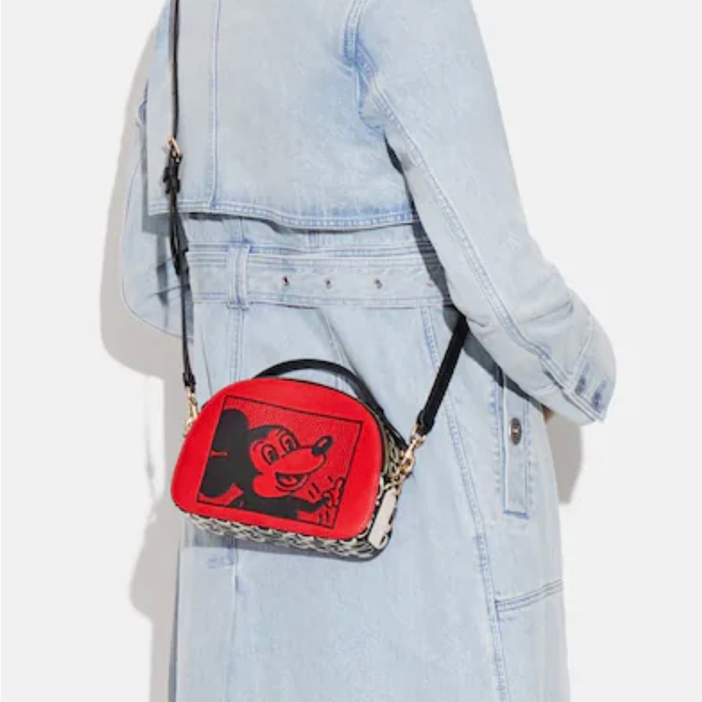 NWT Coach + Mickey Mouse Crossbody - Picture 3 of 3